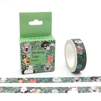 15mm*10m Box Package Kawaii Cats Washi Tape Masking Tape Decorative Scrapbooking Office Adhesive DIY Sticker Label Tape
15mm*10m Box Package Kawaii Cats Washi Tape Masking Tape Decorative Scrapbooking Office Adhesive DIY Sticker Label Tape