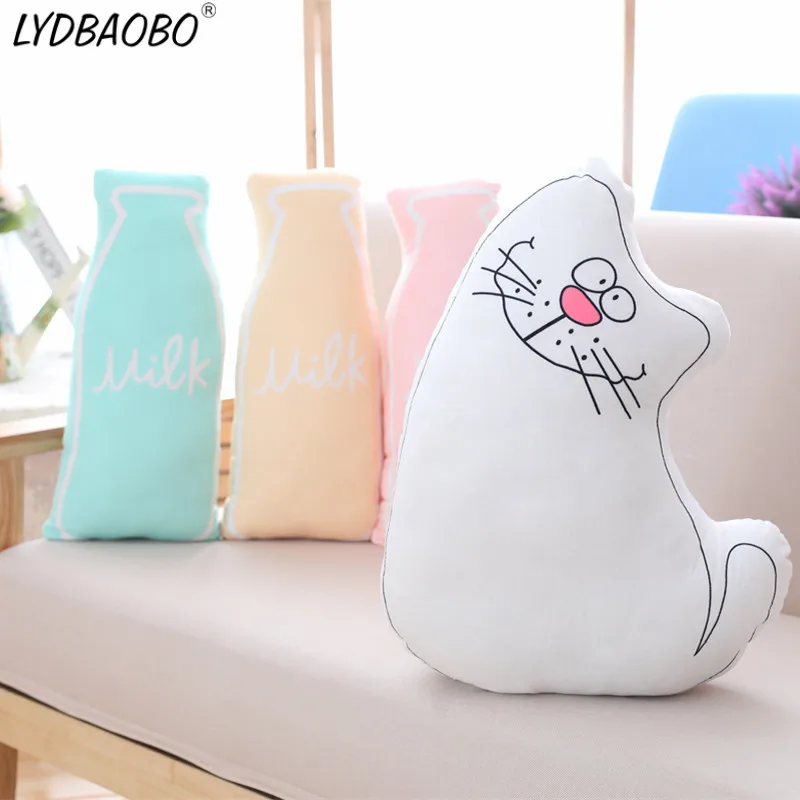 LYDBAOBO 1PC Cartoon Milk&Cat Plush Toy Simulation Animal Doll Soft Pillow Back Cushion Toy Cute Cat Doll Children Birthday Gift
LYDBAOBO 1PC Cartoon Milk&Cat Plush Toy Simulation Animal Doll Soft Pillow Back Cushion Toy Cute Cat Doll Children Birthday Gift