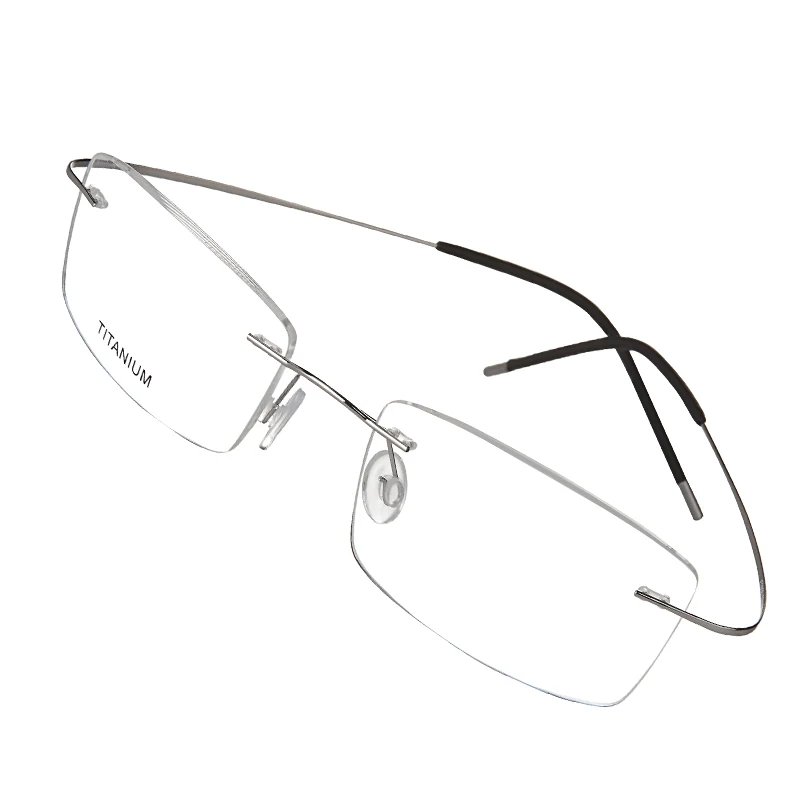 Free Shipping 200%pure titanium Rimless brand eyeglasses frames men Women optical frame spectacle frame eye prescription glasses 
Free Shipping 200%pure titanium Rimless brand eyeglasses frames men Women optical frame spectacle frame eye prescription glasses