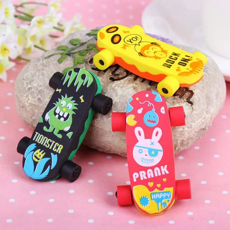 12 Pcs Cute Kawaii Skateboard Eraser Baby Shower Baptism Gift for Guest Birthday Back to School Party Souvenir Favor
12 Pcs Cute Kawaii Skateboard Eraser Baby Shower Baptism Gift for Guest Birthday Back to School Party Souvenir Favor