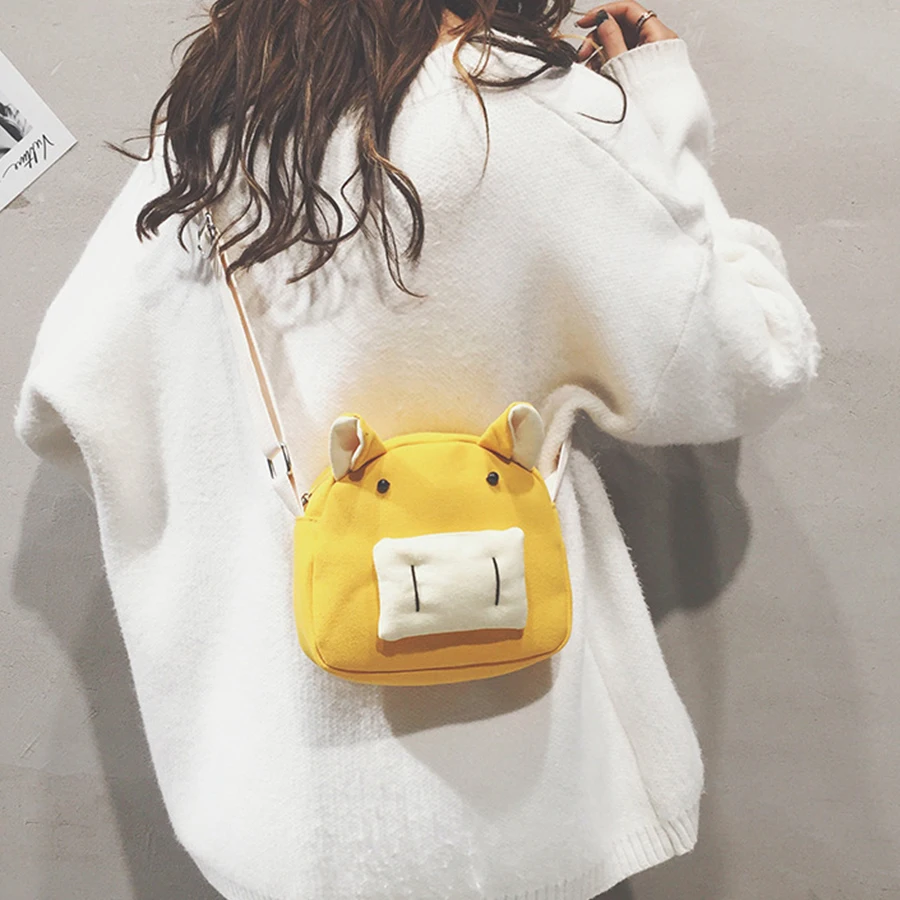 Personality Mini Canvas Women Handbags Harajuku Girl Animals Shoulder Messenger Bag Casual Clutch Bag Coin Purse Phone Bag
Personality Mini Canvas Women Handbags Harajuku Girl Animals Shoulder Messenger Bag Casual Clutch Bag Coin Purse Phone Bag