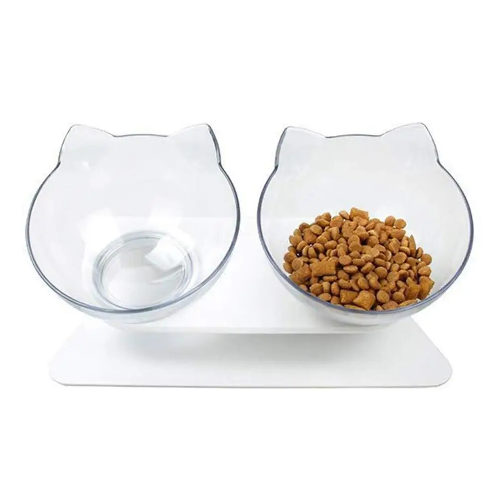 Non-slip Pet Dog Food Double Bowls Cat Ears Shape Transparent Water Feeder Dish 2019
Non-slip Pet Dog Food Double Bowls Cat Ears Shape Transparent Water Feeder Dish 2019