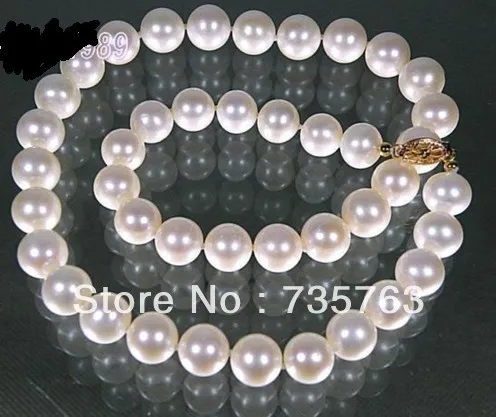 xiuli 00615 GORGEOUS 9.5-10.5mm AAA WHITE ROUND SOUTH SEA PEARL NECKLACE 18" 14KGP SOLID GOLD
xiuli 00615 GORGEOUS 9.5-10.5mm AAA WHITE ROUND SOUTH SEA PEARL NECKLACE 18" 14KGP SOLID GOLD