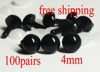 4mm Black Plastic Safety Eyes 100pairs Black Toy Doll DIY Making Craft Eyes
4mm Black Plastic Safety Eyes 100pairs Black Toy Doll DIY Making Craft Eyes