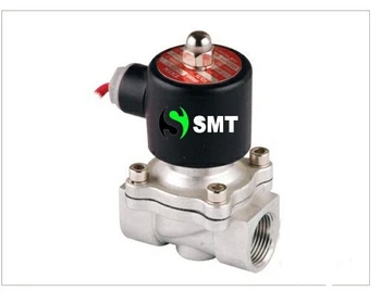 

Free Shipping 3/4" Electric Solenoid Valve VITON STAINLESS 2S200-20-V Water Solenoid Valve DC24V,AC110V and AC220V