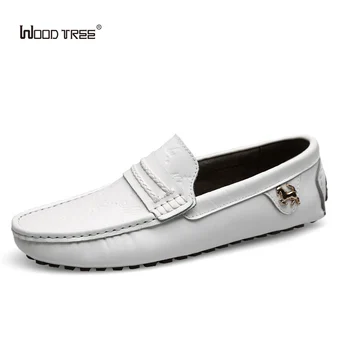 WOODTREE New 2018 Men Casual Shoes Leather Summer Breathable Holes Luxury Brand Flat Shoes for Men Drop Shipping
WOODTREE New 2018 Men Casual Shoes Leather Summer Breathable Holes Luxury Brand Flat Shoes for Men Drop Shipping