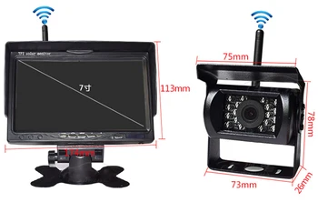 Wireless 7 Inch TFT LCD Color Monitor Car Parking Rear View Camera Monitor Digital HD Screen
Wireless 7 Inch TFT LCD Color Monitor Car Parking Rear View Camera Monitor Digital HD Screen
