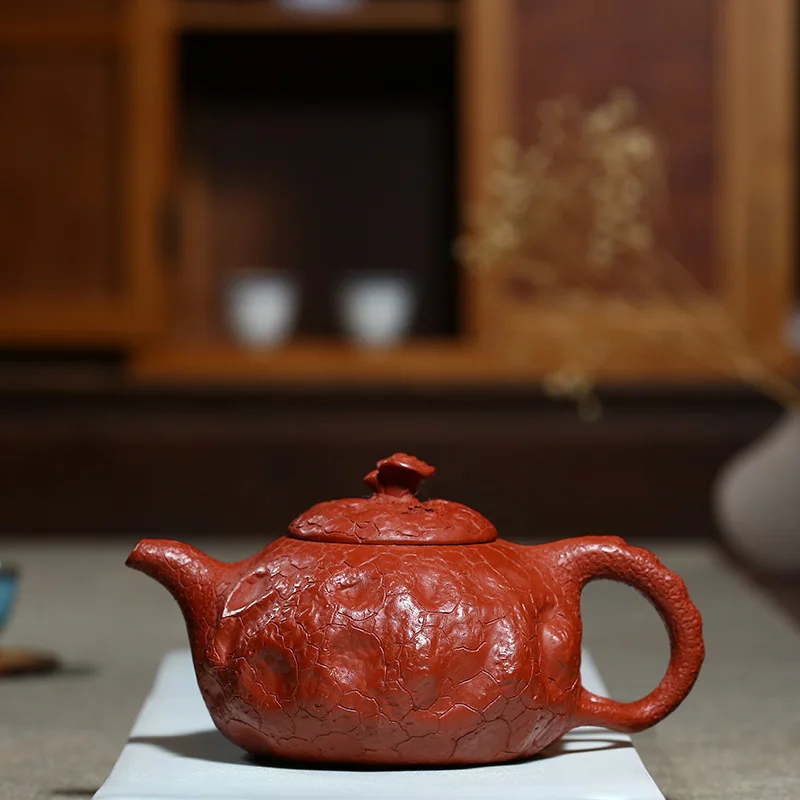 Teapot Full Manual Raw Ore Bright Red Robe Ganoderma Lucidum For Spring Pot Kungfu Online Teapot Tea Set Suit 400 Milliliter
Teapot Full Manual Raw Ore Bright Red Robe Ganoderma Lucidum For Spring Pot Kungfu Online Teapot Tea Set Suit 400 Milliliter