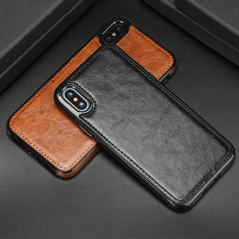 Luxury Leather Case for iphone 8 7 6 6S 5 SE Plus XR XS Max Etui Vintage Hose Magnetic Absorption Back Cover for iphone X Coque
Luxury Leather Case for iphone 8 7 6 6S 5 SE Plus XR XS Max Etui Vintage Hose Magnetic Absorption Back Cover for iphone X Coque
