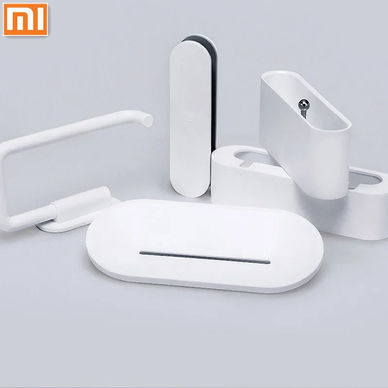 Xiaomi Mijia HL Bathroom 5 in1 Sets For Soap Tooth Hook Storage Box and Phone Holder For Bathroom Shower Room Tool Xiomi H31
Xiaomi Mijia HL Bathroom 5 in1 Sets For Soap Tooth Hook Storage Box and Phone Holder For Bathroom Shower Room Tool Xiomi H31