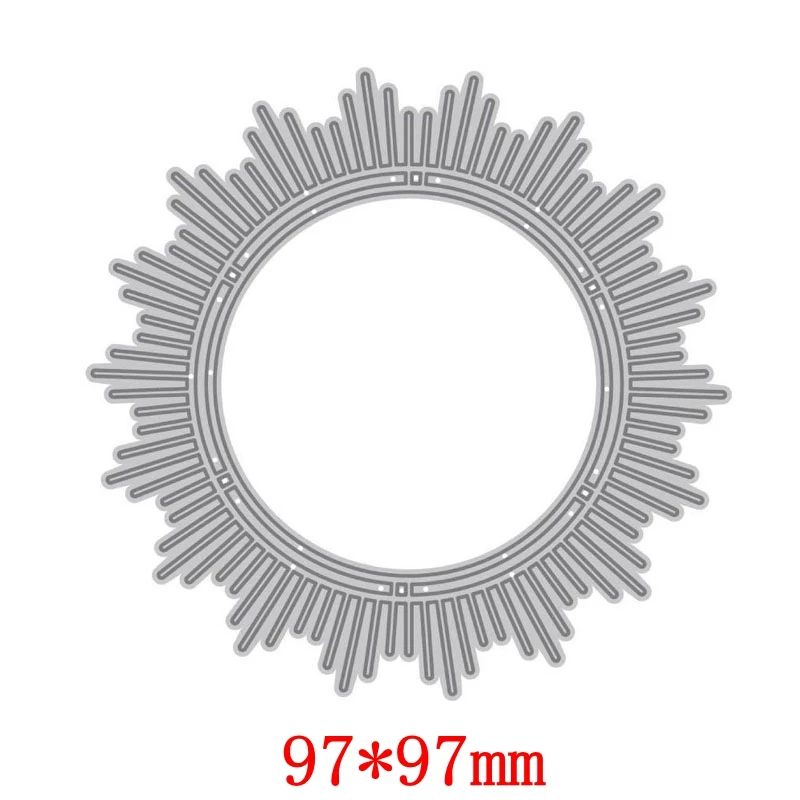 Sunshine Burst Frame Metal Cutting Dies Stencil for DIY Scrapbooking Embossing Photo Album Decoration Paper Card Craft Die Cut
Sunshine Burst Frame Metal Cutting Dies Stencil for DIY Scrapbooking Embossing Photo Album Decoration Paper Card Craft Die Cut