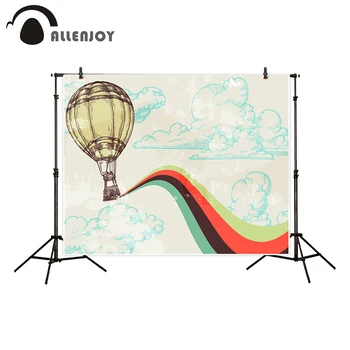 Allenjoy photography backdrop hot air balloon travel cloud rainbow background photo studio customize photocall photo prop
Allenjoy photography backdrop hot air balloon travel cloud rainbow background photo studio customize photocall photo prop