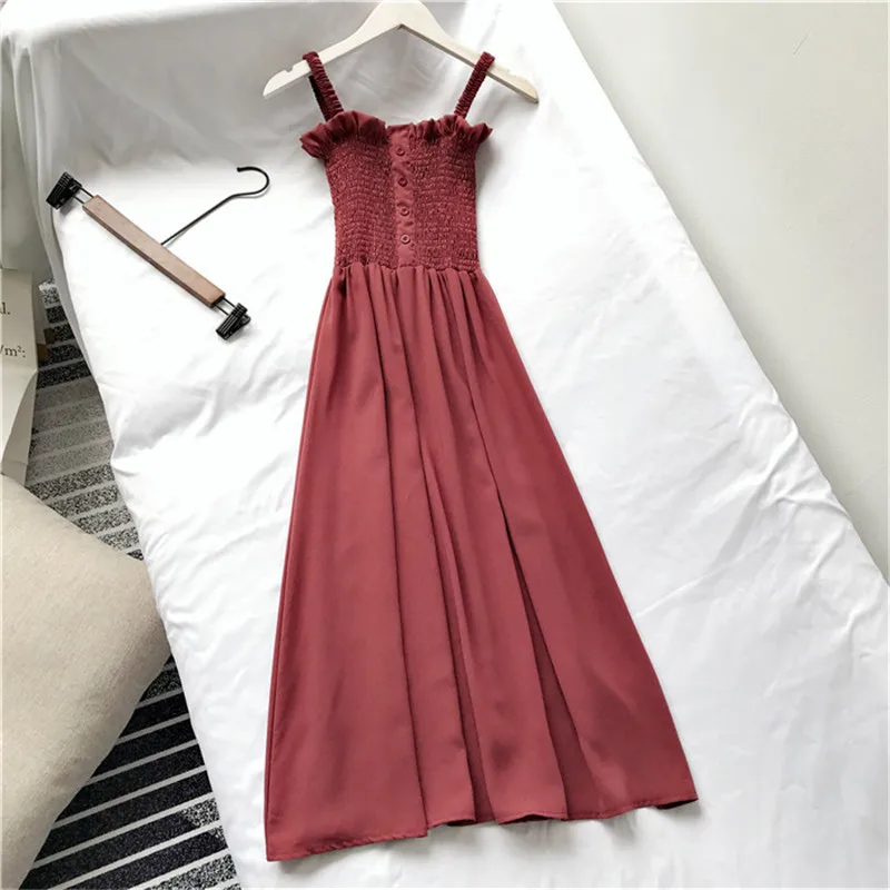 Spring New College Style Women's Chiffon Summer Dress Women Sexy Straps Tube Dresses In The Long A Word Dress 2019 Ukraine Hot
Spring New College Style Women's Chiffon Summer Dress Women Sexy Straps Tube Dresses In The Long A Word Dress 2019 Ukraine Hot