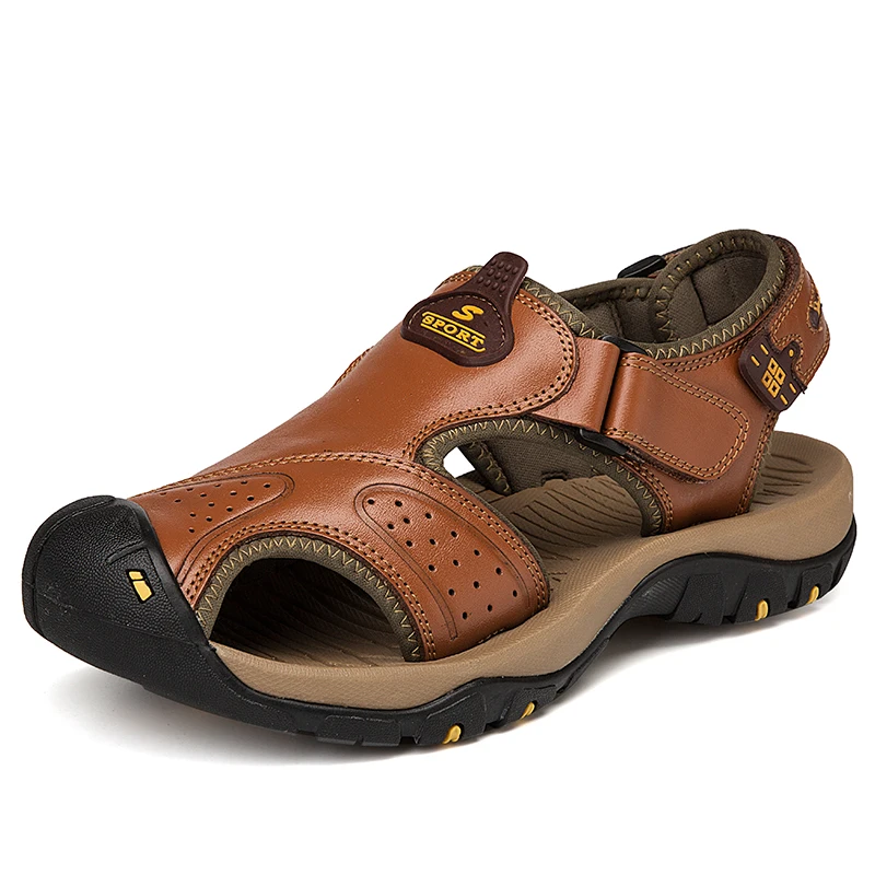 Top Quality Hot Sale New Fashion Sandal Men Sandals Summer Genuine Leather Sandals Men Outdoor Shoes Sandals Plus Size DA0147
Top Quality Hot Sale New Fashion Sandal Men Sandals Summer Genuine Leather Sandals Men Outdoor Shoes Sandals Plus Size DA0147
