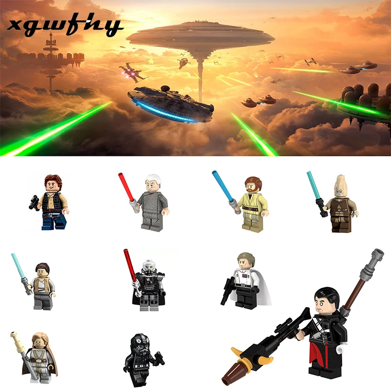For Star Wars Figures Sith Trooper Grievous Han Solo Maz Anakin Darth Vader Yoda Starwars Building Blocks Toys Lgoings JM222
For Star Wars Figures Sith Trooper Grievous Han Solo Maz Anakin Darth Vader Yoda Starwars Building Blocks Toys Lgoings JM222