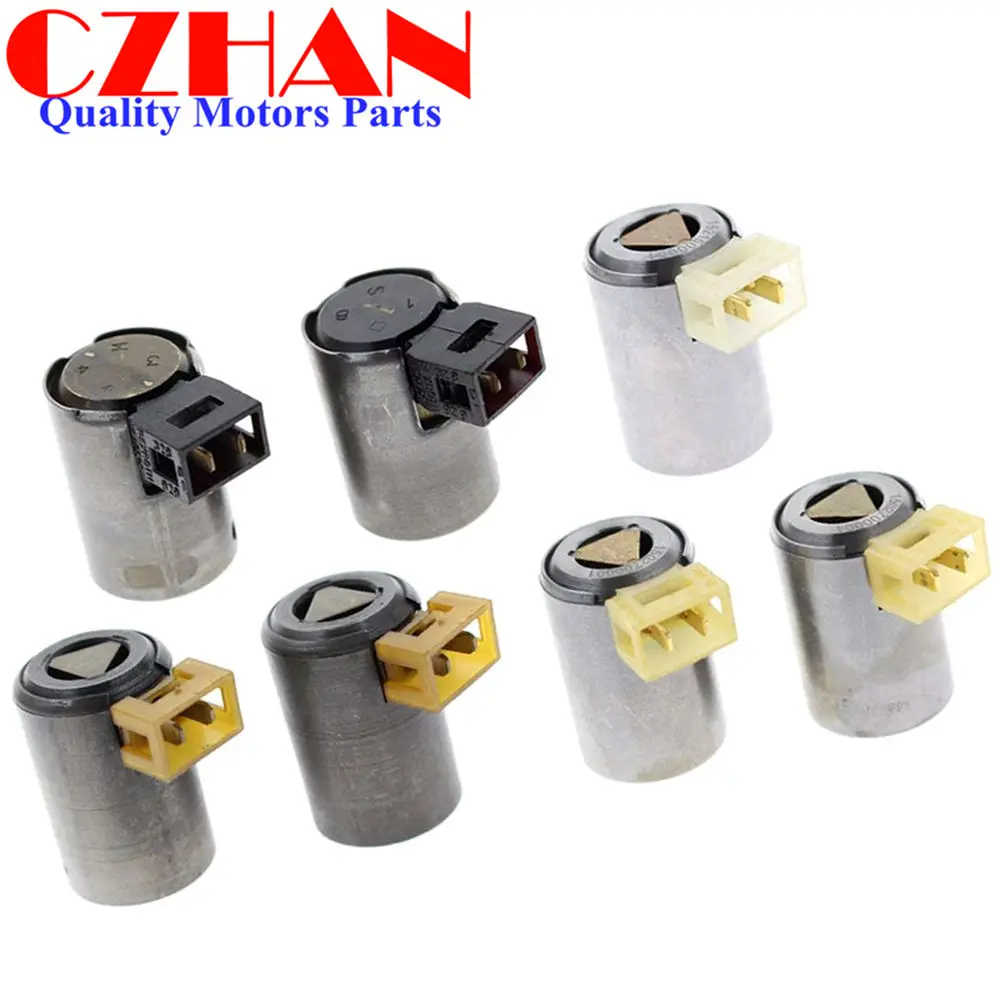 Transmission Shift TCC EPC Solenoid Kit (7PCS) for VOLKSWAGEN AUDI 096 01N 097 01M 098 01P 1995-On 095 927 333D/01M 927 365
Transmission Shift TCC EPC Solenoid Kit (7PCS) for VOLKSWAGEN AUDI 096 01N 097 01M 098 01P 1995-On 095 927 333D/01M 927 365