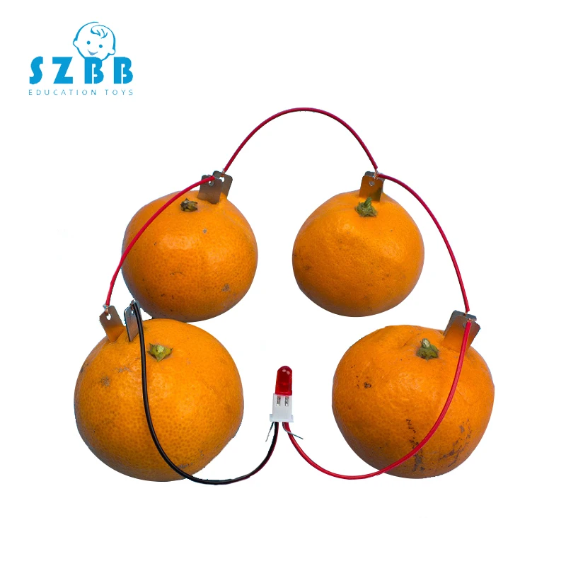 SZ STEAM DIY Homemade Fruit Battery Power Educational Electricity-generating Experiment Kit Potatoes Battery Generator SZ33f7
SZ STEAM DIY Homemade Fruit Battery Power Educational Electricity-generating Experiment Kit Potatoes Battery Generator SZ33f7