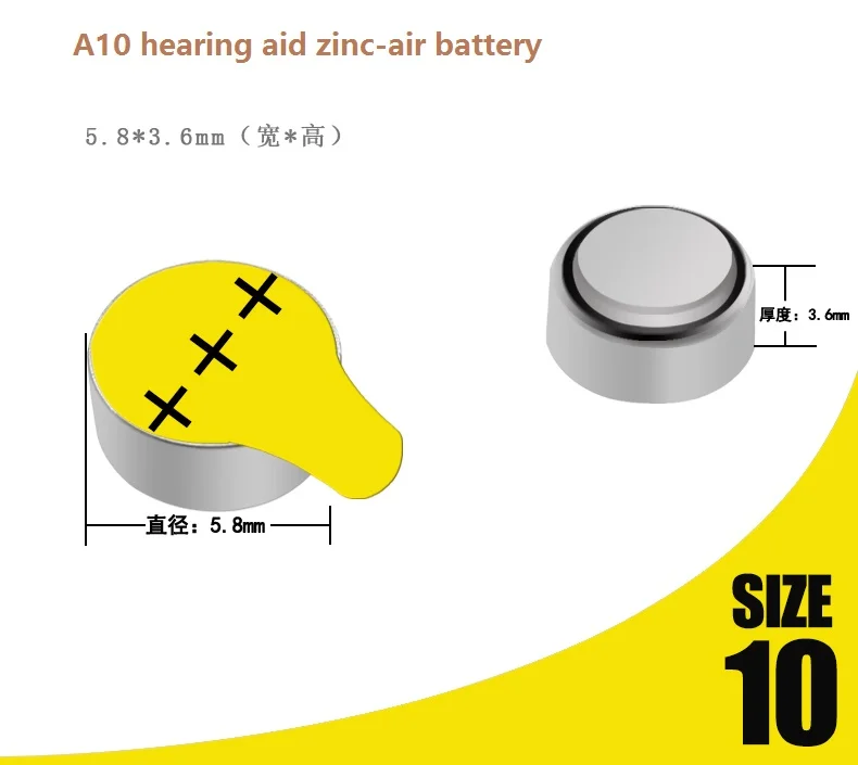 13pcs iCellTech High Performance Hearing Aid Batteries Zinc Air battery 10/A10/PR70 Battery for BTE Hearing aids
13pcs iCellTech High Performance Hearing Aid Batteries Zinc Air battery 10/A10/PR70 Battery for BTE Hearing aids
