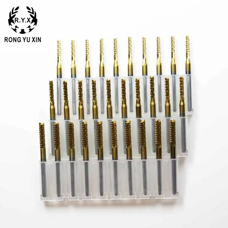 10pcs/set PCB Drill Bits Maize Engraving Tungsten CNC End Mill Tool Set Woodworking Engraving Cutter For Power Tools 0.8-3.175mm
10pcs/set PCB Drill Bits Maize Engraving Tungsten CNC End Mill Tool Set Woodworking Engraving Cutter For Power Tools 0.8-3.175mm