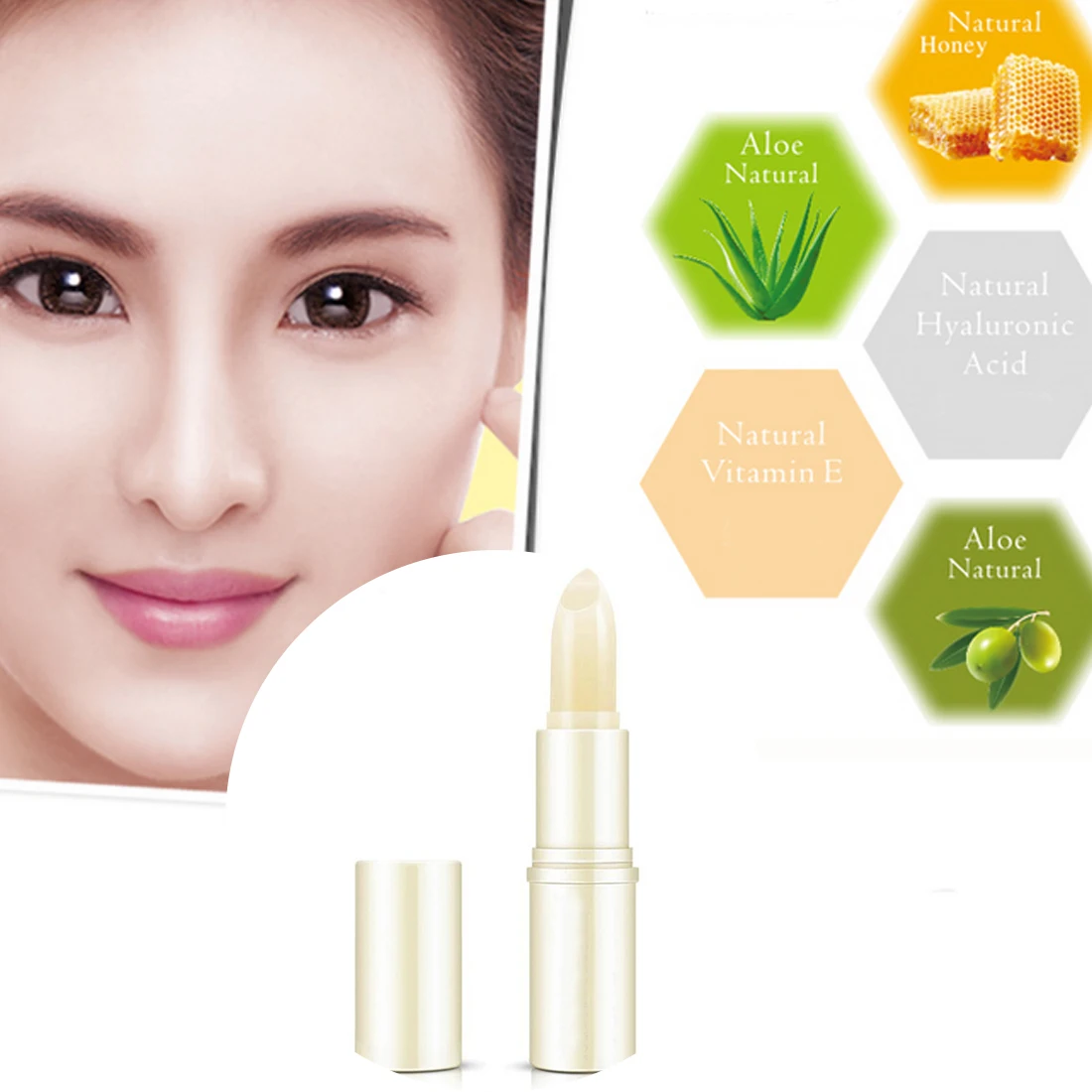 Pure Natural Plant Lip Balm Transparent Moisturizer Anti Cracking Crystal Lips Care Embellish Lip Makeup Tools
Pure Natural Plant Lip Balm Transparent Moisturizer Anti Cracking Crystal Lips Care Embellish Lip Makeup Tools