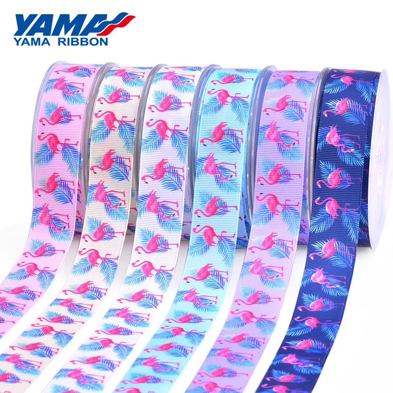 YAMA Flamingo Printed Ribbon 25mm 1" inch 100Yards/roll Diy Gifts Wedding Party Decoration Ribbons for Craft Decorative
YAMA Flamingo Printed Ribbon 25mm 1" inch 100Yards/roll Diy Gifts Wedding Party Decoration Ribbons for Craft Decorative