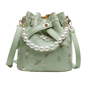 Flower Embroidery Bucket Women Shoulder Bag Canvas Crossbody Bags Lace Messenger Bag High Quality
Flower Embroidery Bucket Women Shoulder Bag Canvas Crossbody Bags Lace Messenger Bag High Quality
