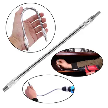 1/4" Hex Shank 300mm Flexible Soft Shaft Screwdriver Bits Extention Screwdriver Bit Holder Connect Link For Electronics Drill
1/4" Hex Shank 300mm Flexible Soft Shaft Screwdriver Bits Extention Screwdriver Bit Holder Connect Link For Electronics Drill