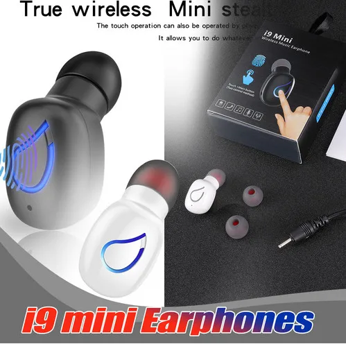 New i9mini Bluetooth headset Stereo noise reduction Mini ultra small invisible earbuds touch 4.2 long standby earphone
New i9mini Bluetooth headset Stereo noise reduction Mini ultra small invisible earbuds touch 4.2 long standby earphone