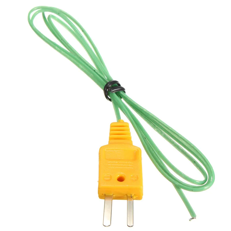 High Quality K-Type Thermocouple Wire Digital Thermometer Temperature Sensor Probe Multimeter
High Quality K-Type Thermocouple Wire Digital Thermometer Temperature Sensor Probe Multimeter