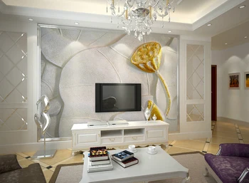 Eco-friendly 3d wallpaper roll chinese style gold lotnus sofa tv background wall wall paper roll 3d fresco non-woven waterproof
Eco-friendly 3d wallpaper roll chinese style gold lotnus sofa tv background wall wall paper roll 3d fresco non-woven waterproof