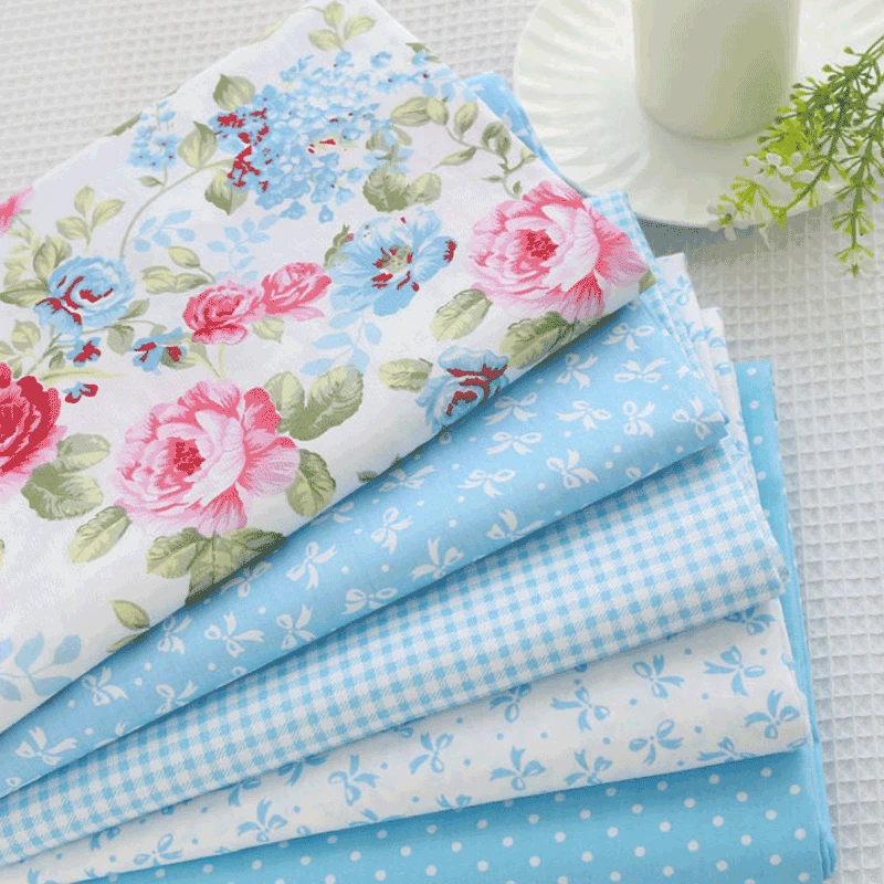 50cm*50cm 5pcs Blue Cotton Fabric Fat Quarter Quilting Patchwork Tissue Kids Baby Bedding Textile For Sewing Tilda Doll
50cm*50cm 5pcs Blue Cotton Fabric Fat Quarter Quilting Patchwork Tissue Kids Baby Bedding Textile For Sewing Tilda Doll
