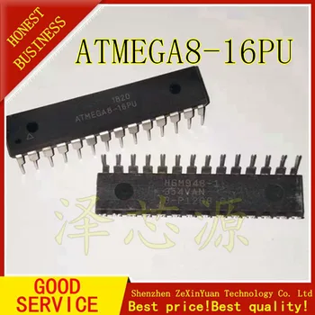 10PCS/LOT ATMEGA8 ATMEGA8-16PU DIP-28 8-bit with 8K Bytes In-System Programmable Flash