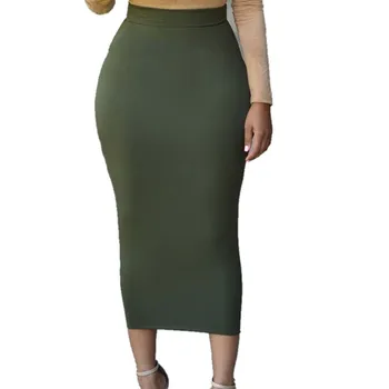 Solid Midi Skirt Women Lady Pencil Skirts High Waist Bodycon Straight Slim Skirt Stretch Sexy Skirts
Solid Midi Skirt Women Lady Pencil Skirts High Waist Bodycon Straight Slim Skirt Stretch Sexy Skirts