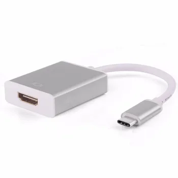 Aluminum USB 3.1 Type C (USB-C & Thunderbolt 3 Port Compatible) to HDMI 4K UHD Adapter Converter Cable for The New MacBook &More
Aluminum USB 3.1 Type C (USB-C & Thunderbolt 3 Port Compatible) to HDMI 4K UHD Adapter Converter Cable for The New MacBook &More