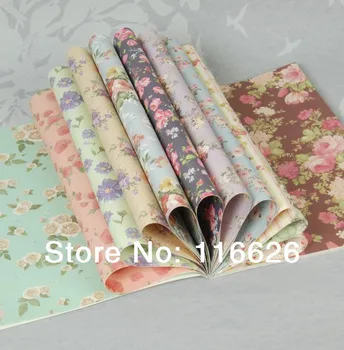 ENOGREETING Vintage Flower Pattern Gift Wrapping Paper Book of 24 different Designs Girl Love Packing Paper Kit 24sheets/lot
ENOGREETING Vintage Flower Pattern Gift Wrapping Paper Book of 24 different Designs Girl Love Packing Paper Kit 24sheets/lot