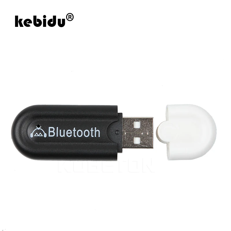 Kebidu Новый Bluetooth 4 0 музыкальный аудио стерео приемник 3 5 мм адаптер ключ A2DP 5V USB