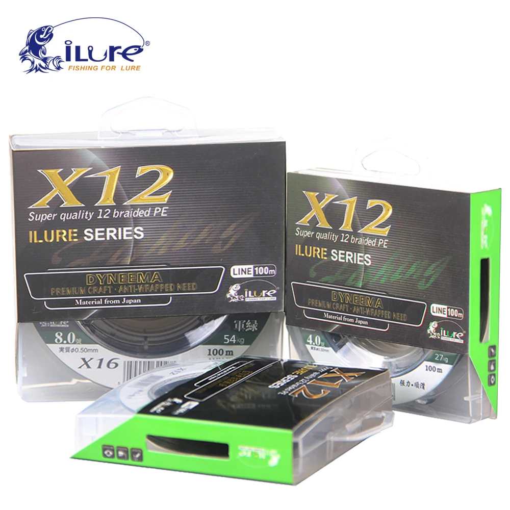 Free Shipping ILURE 12 Strand Braided Line Fluorocarbon fishing Wire carbon fiber 100m 20lb30lb40lb50lb80lb100lb150lb200lb
Free Shipping ILURE 12 Strand Braided Line Fluorocarbon fishing Wire carbon fiber 100m 20lb30lb40lb50lb80lb100lb150lb200lb
