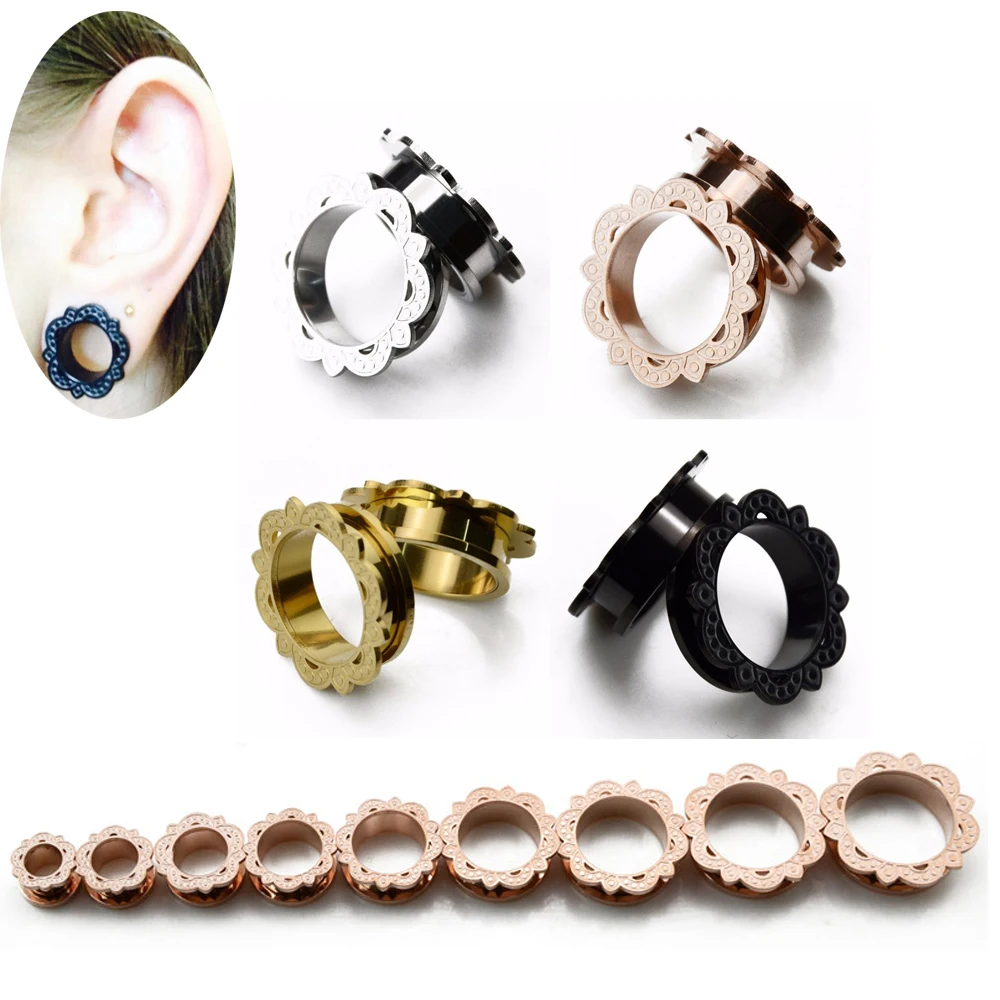 Showlove-2pcs Wholesale Screw fit Ear Gauge Plugs Flesh Tunnel Piercing Mixed Size&color Ear Stretcher Expander
Showlove-2pcs Wholesale Screw fit Ear Gauge Plugs Flesh Tunnel Piercing Mixed Size&color Ear Stretcher Expander