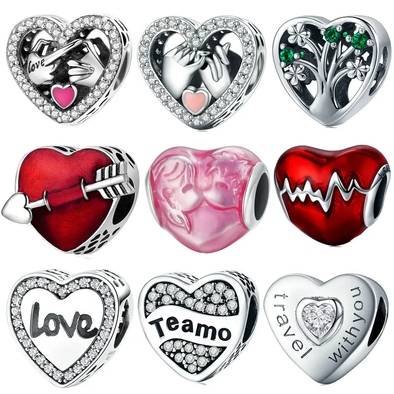 INBEAUT 100% Real 925 Sterling Silver Clear CZ Stone Heart Beads fit Pandora Charm Bracelet for Women Valentine DIY Jewelry
INBEAUT 100% Real 925 Sterling Silver Clear CZ Stone Heart Beads fit Pandora Charm Bracelet for Women Valentine DIY Jewelry