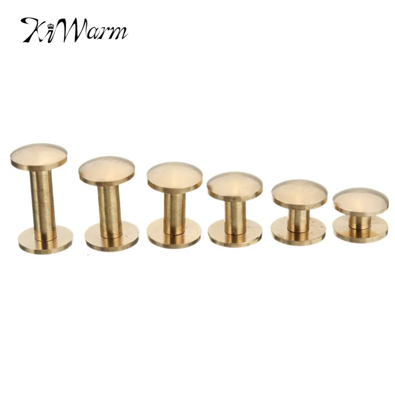 6 10 12 15 mm Solid Brass Arc Button Stud Screw Nail Rivet Screw Back Leather Belt for Sewing Handmade DIY Accessories Material
6 10 12 15 mm Solid Brass Arc Button Stud Screw Nail Rivet Screw Back Leather Belt for Sewing Handmade DIY Accessories Material