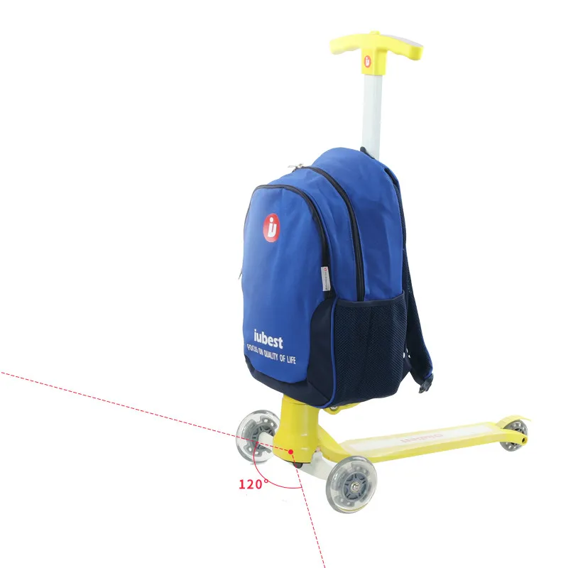 Детский дорожный рюкзак для скутера школьный багажный на колесиках|Чемодан