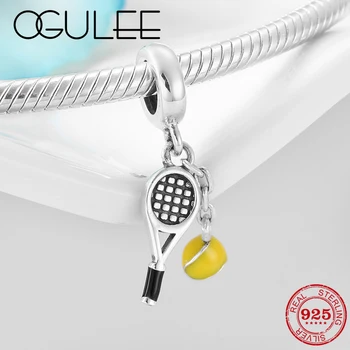 New 925 Sterling Silver Love motion tennis rackets balls Charm Pendant Bead Fit Original Pandora Charm Bracelet Jewelry making
New 925 Sterling Silver Love motion tennis rackets balls Charm Pendant Bead Fit Original Pandora Charm Bracelet Jewelry making