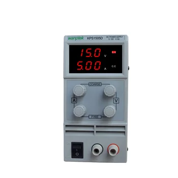 KPS1505D Adjustable High precision double LED display switch DC Power Supply protection function 15V5A 110V-230V 0.1V/0.01A EU
KPS1505D Adjustable High precision double LED display switch DC Power Supply protection function 15V5A 110V-230V 0.1V/0.01A EU