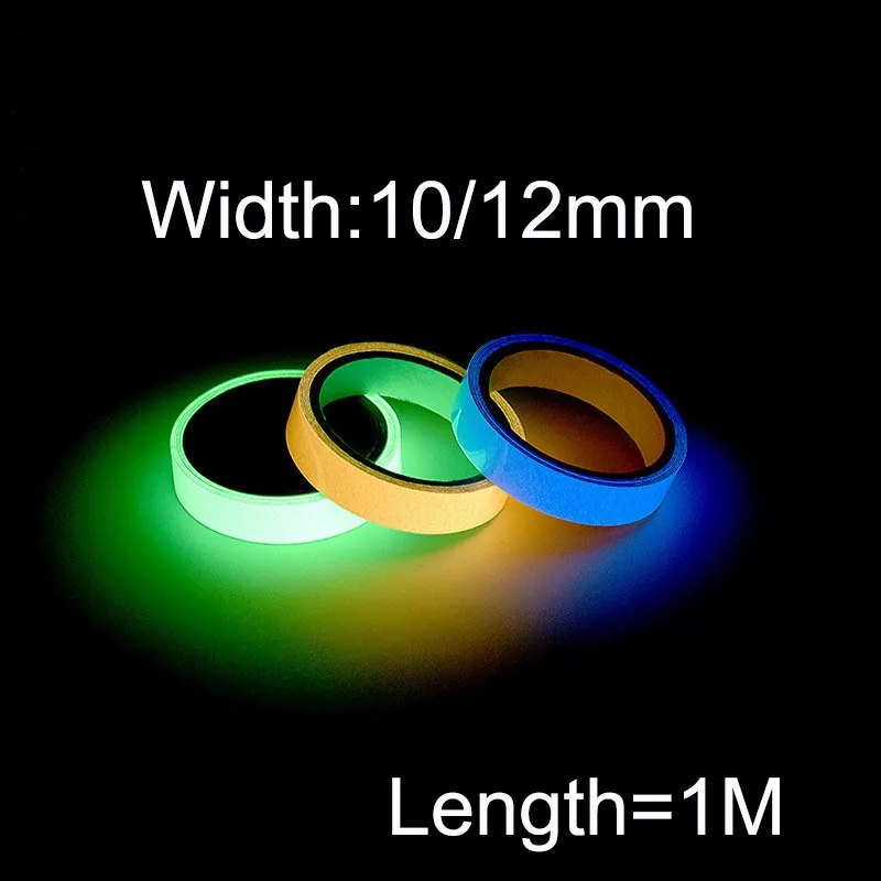 1M 10/12mm Luminous tape Self-illuminating luminous strips Stage warning light-emitting tape Fluorescent light-storing tape
1M 10/12mm Luminous tape Self-illuminating luminous strips Stage warning light-emitting tape Fluorescent light-storing tape