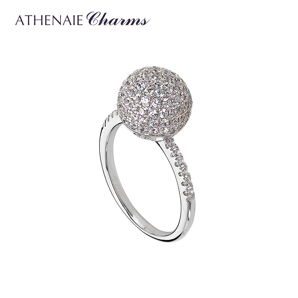ATHENAIE Authentic 925 Sterling Silver Dazzling Droplet Ring For Women Wedding Party European Jewelry
ATHENAIE Authentic 925 Sterling Silver Dazzling Droplet Ring For Women Wedding Party European Jewelry