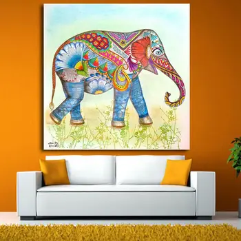 Canvas Prints Pictures Wall Art Framed 1 Piece Flower Elephant Painting Living Room Colourful Abstract Animal Poster Home Decor
Canvas Prints Pictures Wall Art Framed 1 Piece Flower Elephant Painting Living Room Colourful Abstract Animal Poster Home Decor