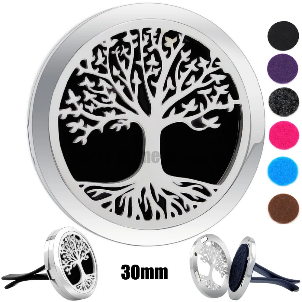 New Tree 30mm 316L Stainless Steel Essential Oil Car Locket Aroma Car Diffuser Locket drop shipping
New Tree 30mm 316L Stainless Steel Essential Oil Car Locket Aroma Car Diffuser Locket drop shipping