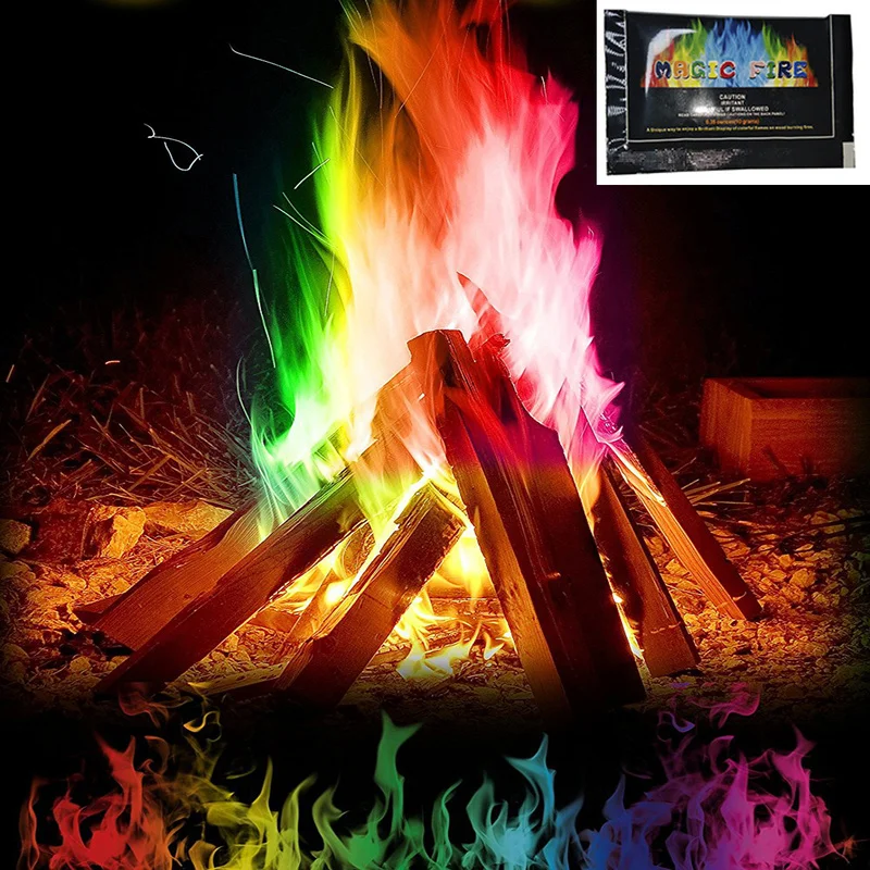 Mystical Fire Magic Tricks Coloured Flames Bonfire Sachets Fireplace Pit Patio Toy Professional Magicians Pyrotechnics J11
Mystical Fire Magic Tricks Coloured Flames Bonfire Sachets Fireplace Pit Patio Toy Professional Magicians Pyrotechnics J11