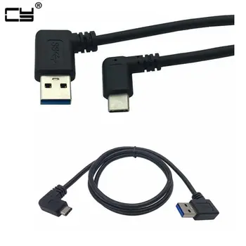 90 Degree USB C Cable USB 3.0 A to USB Type C Left Right Angle Data Sync & Charge Cord USB-C Converter Adapter double angled 1m
90 Degree USB C Cable USB 3.0 A to USB Type C Left Right Angle Data Sync & Charge Cord USB-C Converter Adapter double angled 1m