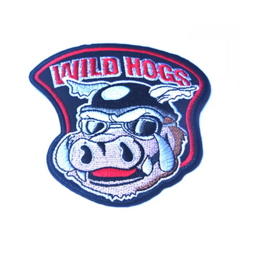 3D заплаты вышивки Волшебная повязка на руку наклейки "WILD HOGS" патч Вышивка Патчи глава ткань патч значки
3D заплаты вышивки Волшебная повязка на руку наклейки "WILD HOGS" патч Вышивка Патчи глава ткань патч значки